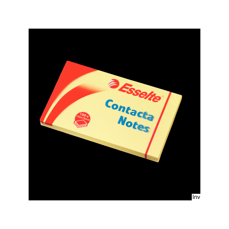 Bloczki samoprzylepne Esselte 75x125 mm żółte 100 sztuk 83001