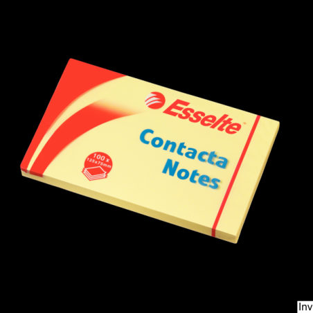 Bloczki samoprzylepne Esselte 75x125 mm żółte 100 sztuk 83001