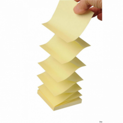 Bloczek samoprzylepny Post-It Super Sticky Z-Notes 76x76mm, 16x90 sztuk, żółty, 4 bloczki gratis