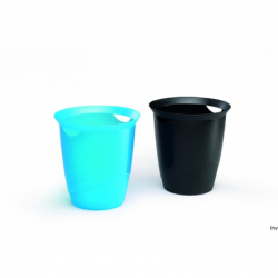 Kosz na śmieci 16 l niebieski przezroczysty Durable