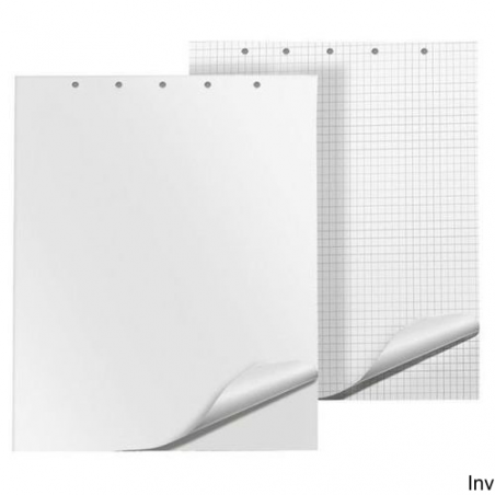 Blok do flipcharta Interdruk 100 x 65 cm, 20 arkuszy w kratkę