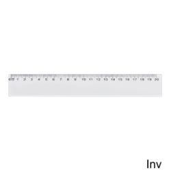 Linijka przezroczysta 20 cm...