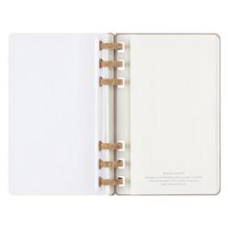 Kalendarz tygodniowy i miesięczny na spirali MOLESKINE 2025, 12M, L, twarda oprawa, 13x21cm, crush almond