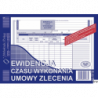 Ewidencja czasu wykonania zlecenia A5 offset 40 kartek Michalczyk i Prokop