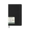 Kalendarz tygodniowy horyzontalny MOLESKINE 2024/25, 18M, L, twarda oprawa, 13x21cm, czarny