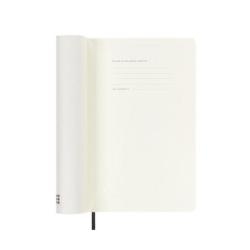 Kalendarz tygodniowy horyzontalny MOLESKINE 2025, 12M, L, miękka oprawa, 13x21cm, czarny