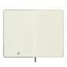 Kalendarz tygodniowy horyzontalny MOLESKINE 2025, 12M, L, twarda oprawa, 13x21cm, czarny