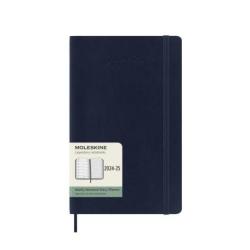 Kalendarz tygodniowy MOLESKINE 2024/25, 18M, L, miękka oprawa, 13x21cm, sapphire blue