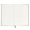 Kalendarz tygodniowy MOLESKINE 2024/25, 18M, L, twarda oprawa, 13x21cm, sapphire blue