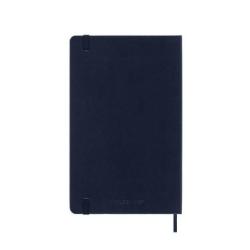 Kalendarz tygodniowy MOLESKINE 2024/25, 18M, L, twarda oprawa, 13x21cm, sapphire blue
