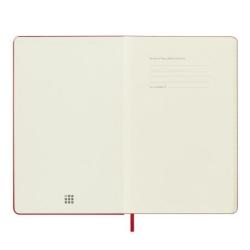 Kalendarz tygodniowy MOLESKINE 2024/25, 18M, L, twarda oprawa, 13x21cm, scarlet red