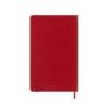 Kalendarz tygodniowy MOLESKINE 2025, 12M, L, twarda oprawa, 13x21cm, scarlet red