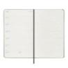 Kalendarz tygodniowy MOLESKINE 2025, 12M, L, twarda oprawa, 13x21cm, czarny