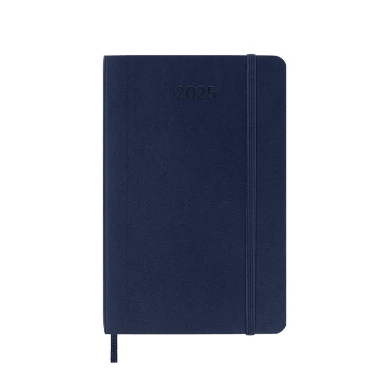 Kalendarz tygodniowy MOLESKINE 2025, 12M, P, miękka oprawa, 9x14cm, sapphire blue