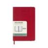 Kalendarz tygodniowy MOLESKINE 2025, 12M, P, miękka oprawa, 9x14cm, scarlet red