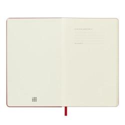 Kalendarz tygodniowy MOLESKINE 2025, 12M, P, twarda oprawa, 9x14cm, scarlet red