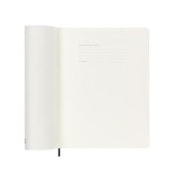 Kalendarz tygodniowy MOLESKINE 2025, 12M, XL, miękka oprawa, 19x25cm, czarny