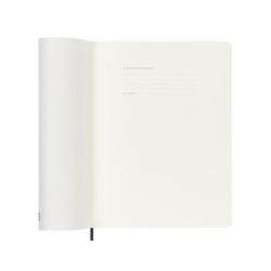 Kalendarz tygodniowy MOLESKINE 2025, 12M, XL, miękka oprawa, 19x25cm, sapphire blue