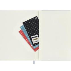 Kalendarz tygodniowy MOLESKINE 2025, 12M, XL, miękka oprawa, 19x25cm, sapphire blue