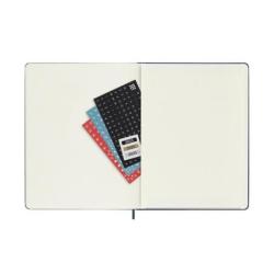 Kalendarz tygodniowy MOLESKINE 2025, 12M, XL, twarda oprawa, 19x25cm, sapphire blue