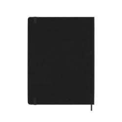 Kalendarz tygodniowy MOLESKINE 2025, 12M, XL, twarda oprawa, 19x25cm, czarny