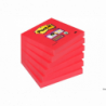 Bloczki samoprzylepne Post-it Super Sticky 76x76 mm różowe 6 sztuk po 90 kartek