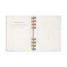 Kalendarz tygodniowy i miesięczny na spirali MOLESKINE 2025, 12M, XL, twarda oprawa, 20,4x25,2cm, czarny