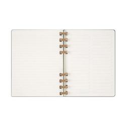 Kalendarz tygodniowy i miesięczny na spirali MOLESKINE 2025, 12M, XL, twarda oprawa, 20,4x25,2cm, czarny