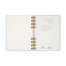 Kalendarz tygodniowy i miesięczny na spirali MOLESKINE 2025, 12M, XL, twarda oprawa, 20,4x25,2cm, czarny