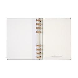 Kalendarz tygodniowy i miesięczny na spirali MOLESKINE 2025, 12M, XL, twarda oprawa, 20,4x25,2cm, czarny
