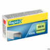 Zszywki Rapid Standard 10/4, 1000 sztuk, powłoka galwaniczna, zapobiegająca korozji
