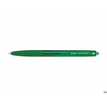 Długopis olejowy automatyczny Pilot Super Grip zielony BPGG-8R-F-GG
