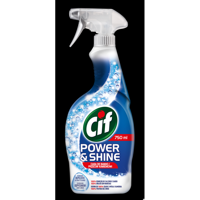 Cif Spray czyszcząco-dezynfekujący 750ml do łazienki i kuchni, eliminuje 99,9% bakterii i wirusów