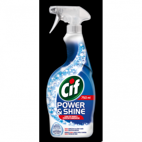 Cif Spray czyszcząco-dezynfekujący 750ml do łazienki i kuchni, eliminuje 99,9% bakterii i wirusów
