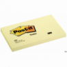 Bloczek samoprzylepny Post-It 3M, 127x76 mm, 1x100 sztuk, żółty, gramatura 70 g/m²