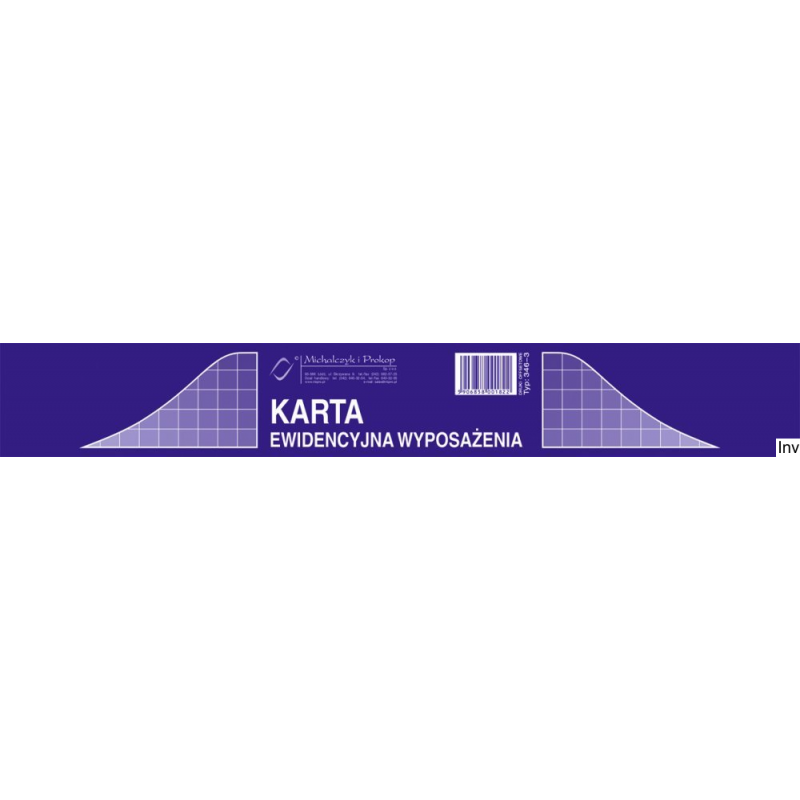 346-3 Druk KEW Karta ewid.wypo wyposażenia(50) MICHALCZYK i PROKO