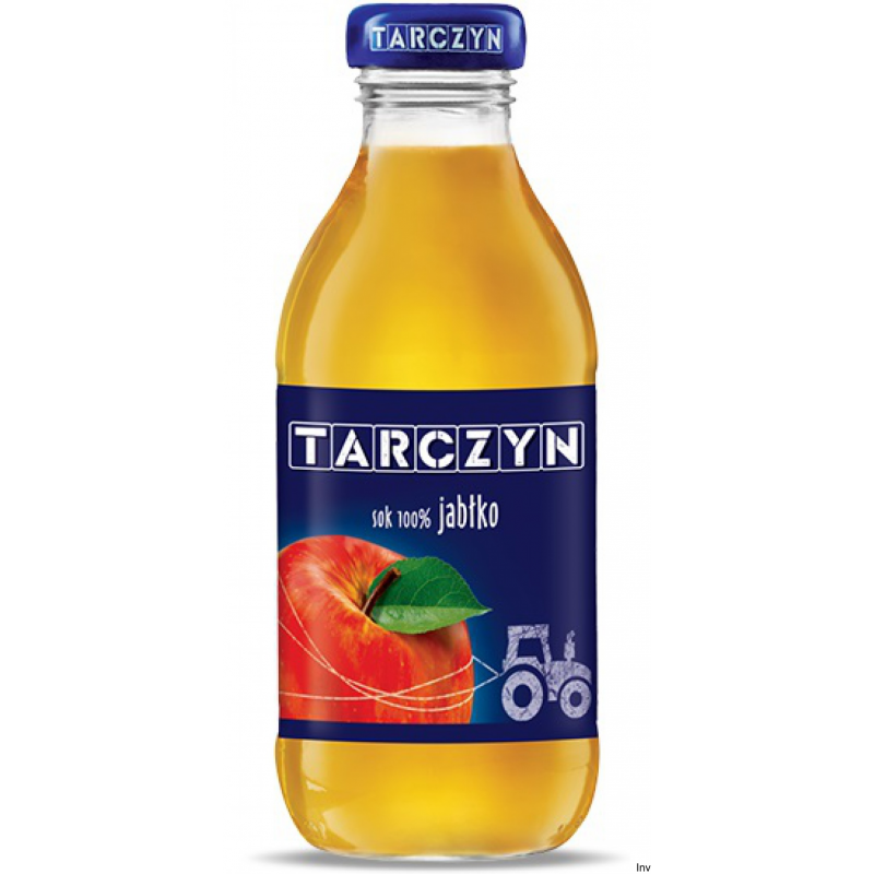 TARCZYN sok JABŁKOWY 300ml butelka szkło - 1