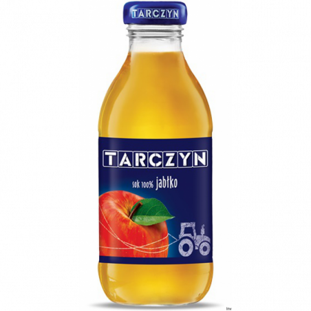 TARCZYN sok JABŁKOWY 300ml butelka szkło - 1