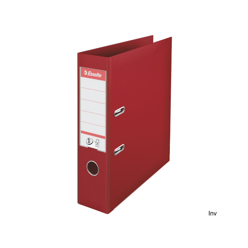 Segregator A4 75mm bordowy z mechanizmem No.1 Esselte