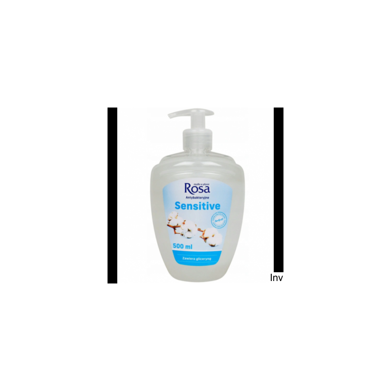 ROSA Mydło w płynie antybakteryjne Sensitive 500ml z dozownikiem