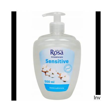 ROSA Mydło w płynie antybakteryjne Sensitive 500ml z dozownikiem