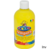 Farba tempera żółta 500 ml Carioca do malowania na papierze, kartonie i drewnie