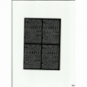 Litery samoprzylepne 0.7 cm czarne 8 sztuk Artdruk