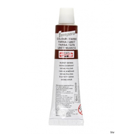 Farba TEMPERA brązowa 16ml Koh-i-noor