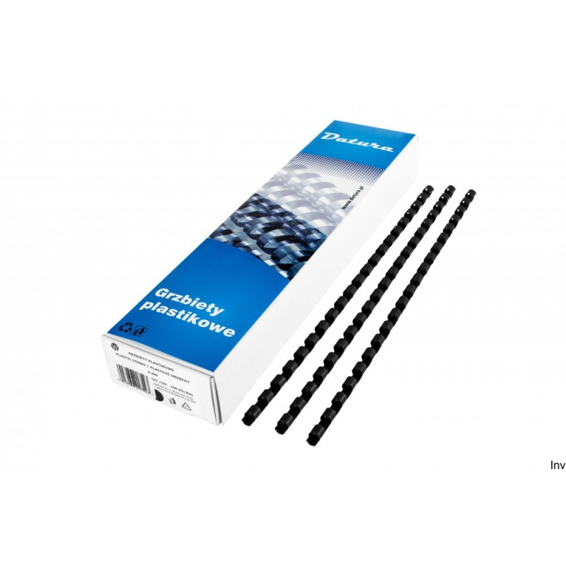 Grzbiety do bindowania Dotts 14mm czarne (100 sztuk)