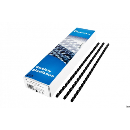 Grzbiety do bindowania Dotts 14mm czarne (100 sztuk)