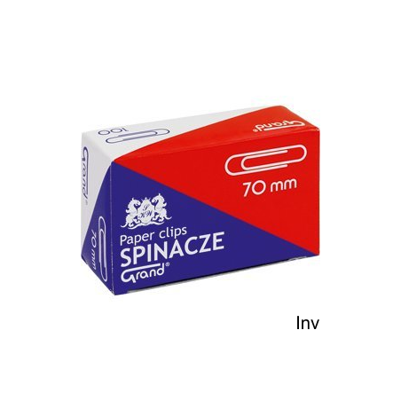 Spinacz okrągły Grand R70 kolorowy (opakowanie 10 x 50 sztuk)