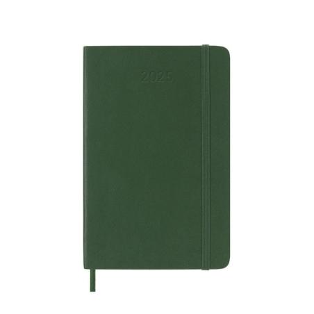 Kalendarz dzienny MOLESKINE 2025, 12M, P, miękka oprawa, 9x14cm, myrtle green