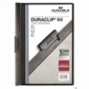Skoroszyt zaciskowy Durable Duraclip Original 60 czarny A4 z metalowym klipsem na 30-60 kartek