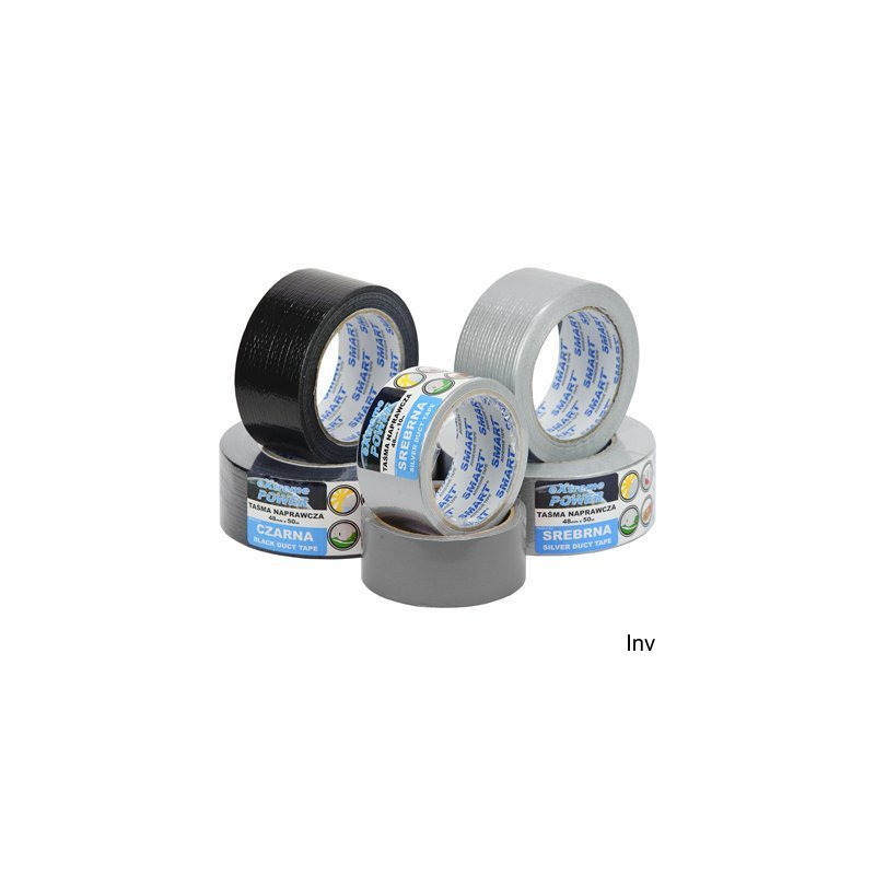 Taśma naprawcza BLACK DUCT TAPE 48mm x 10m czarna Vibac/Smart